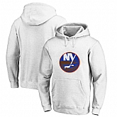 New York Islanders White All Stitched Pullover Hoodie,baseball caps,new era cap wholesale,wholesale hats